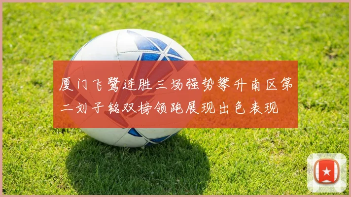 厦门飞鹭连胜三场强势攀升南区第二刘子铭双榜领跑展现出色表现